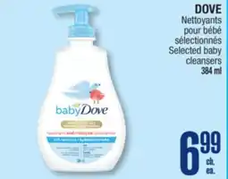 Jean Coutu DOVE Selected baby cleansers offer
