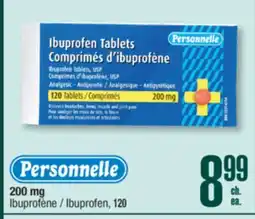 Jean Coutu PERSONNELLE Ibuprofen 200 mg offer