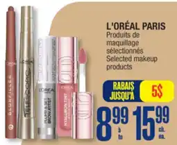 Jean Coutu L'OREAL PARIS Selected makeup products offer