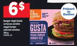 Maxi BURGER VÉGÉ GUSTA | VEGGIE BURGER offer
