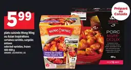 Maxi PLATS CUISINÉS WONG WING OU ASIAN INSPIRATIONS offer