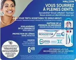 Jean Coutu SENSODYNE Selected Oral Hygiene Products offer