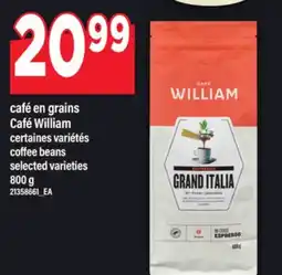 Maxi CAFÉ EN GRAINS CAFÉ WILLIAM | COFFEE BEANS offer