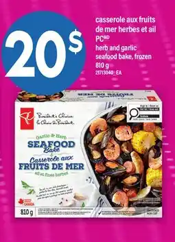 Maxi CASSEROLE AUX FRUITS DE MER HERBES ET AIL PC | HERB AND GARLIC SEAFOOD BAKE offer