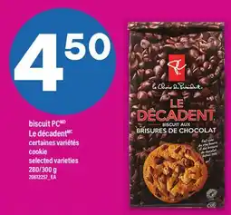 Maxi BISCUIT PC LE DÉCADENT | COOKIE 280/300 G offer
