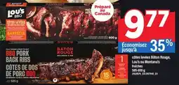 Maxi CÔTES LEVÉES BÂTON ROUGE, LOU'S OU MONTANA'S FRAÎCHES offer