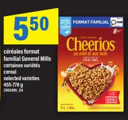 Maxi CÉRÉALES FORMAT FAMILIAL GENERAL MILLS | CEREAL offer
