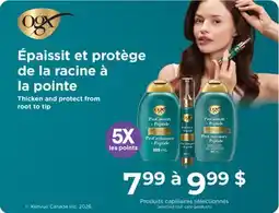 Jean Coutu OGX Selected hair care products offer