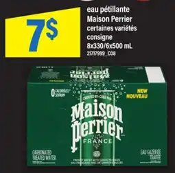 Maxi EAU PÉTILLANTE MAISON PERRIER, 8X330 offer