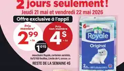 Maxi MOUCHOIRS ROYALE, 6x72/100 feuilles offer