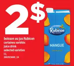 Maxi BOISSON AU JUS RUBICON | JUICE DRINK offer