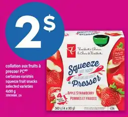 Maxi COLLATION AUX FRUITS À PRESSER PC | SQUEEZE FRUIT SNACKS offer
