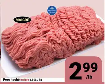 Pasquier Porc haché maigre offer