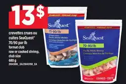 Maxi CREVETTES CRUES OU CUITES SEAQUEST | RAW OR COOKED SHRIMP offer