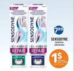 Brunet SENSODYNE dentifrices sélectionnés offer