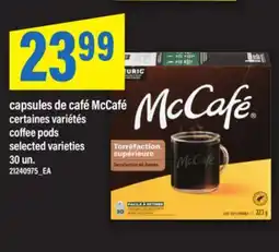 Maxi CAPSULES DE CAFÉ MCCAFÉ | COFFEE PODS, 30 UN offer