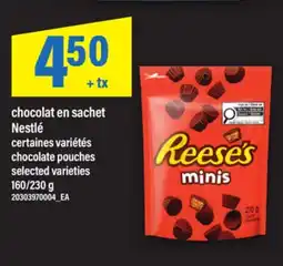 Maxi CHOCOLAT EN SACHET NESTLÉ | CHOCOLATE POUCHES, 160/230 G offer
