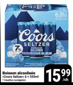 Pasquier Boisson alcoolisée Coors Seltzer offer
