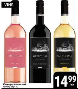 Pasquier Vin rouge, blanc ou rosé Smoky Bay offer
