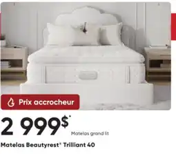 Dormez Vous Matelas Beautyrest Trilliant 40 offer