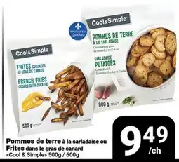 Pasquier Pommes de terre à la sarladaise ou Frites dans le gras de canard Cool & Simple offer
