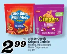 Marché Richelieu AMUSE-GUEULE CRISPERS CHRISTIE | CHRISTIE CRISPERS SNACKS offer