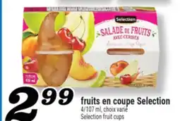 Marché Richelieu FRUITS EN COUPE SELECTION | SELECTION FRUIT CUPS offer
