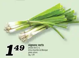 Marché Richelieu OIGNONS VERTS | GREEN ONIONS offer