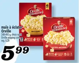 Marché Richelieu MAÏS À ÉCLATER ORVILLE | ORVILLE POPPING CORN offer