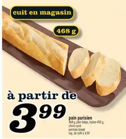 Marché Richelieu PAIN PARISIEN | PARISIAN BREAD offer