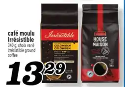 Marché Richelieu CAFÉ MOULU IRRÉSISTIBLE | IRRÉSISTIBLE GROUND COFFEE offer