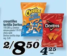 Marché Richelieu CROUSTILLES TORTILLA DORITOS | DORITOS TORTILLA CHIPS offer