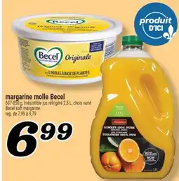 Marché Richelieu MARGARINE MOLLE BECEL | BECEL SOFT MARGARINE offer