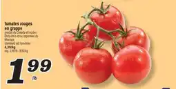 Marché Richelieu TOMATES ROUGES EN GRAPPE | MEXIQUE STEMMED RED TOMATOES offer