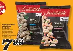 Marché Richelieu CREVETTES BLANCHES DU PACIFIQUE IRRÉSISTIBLE | IRRÉSISTIBLE PACIFIC WHITE SHRIMP offer