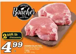 Marché Richelieu CÔTELETTES DE PORC FRAIS | FRESH PORK LOIN CHOPS, WITH BONE offer