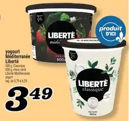 Marché Richelieu YOGOURT MÉDITERRANÉE LIBERTÉ | LIBERTÉMÉDITERRANÉE offer