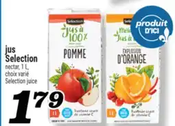 Marché Richelieu JUS SELECTION | SELECTION JUICE offer
