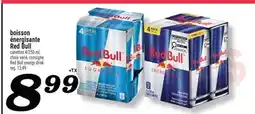 Marché Richelieu BOISSON ÉNERGISANTE RED BULL | REDBULL ENERGY DRINK offer