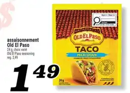 Marché Richelieu ASSAISONNEMENT OLD EL PASO | OLD EL PASO SEASONING offer