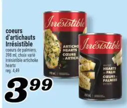 Marché Richelieu COEURS D'ARTICHAUTS IRRÉSISTIBLE | IRRÉSISTIBLE ARTICHOKE HEARTS offer