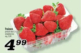 Marché Richelieu FRAISES | STRAWBERRIES offer