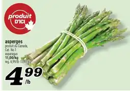 Marché Richelieu ASPERGES | ASPARAGUS offer