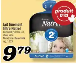 Marché Richelieu LAIT FINEMENT FILTRÉ NATREL | NATREL FINE-FILTERED MILK offer