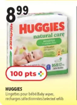 Familiprix HUGGIES, Baby wipes, selected refills offer