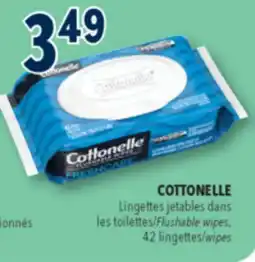 Familiprix COTTONELLE Flushable wipes, 42wipes offer