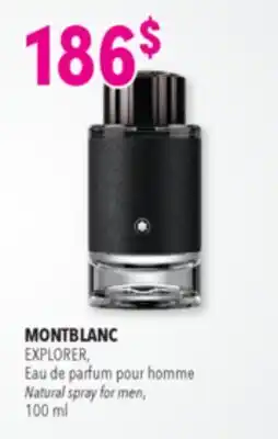 Familiprix MONTBLANC, EXPLORER, Natural spray for men offer