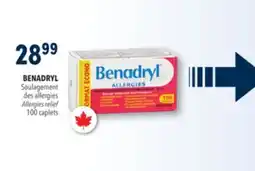 Familiprix BENADRYL Allergies relief 100 caplets offer