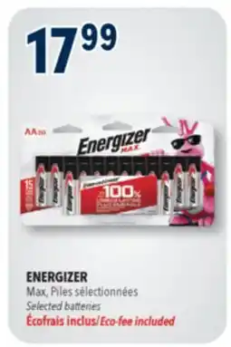 Familiprix ENERGIZER Max, Selected batteries offer