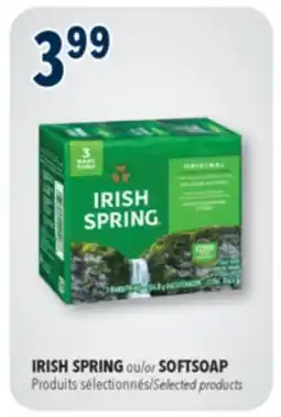 Familiprix IRISH SPRING Selected products offer